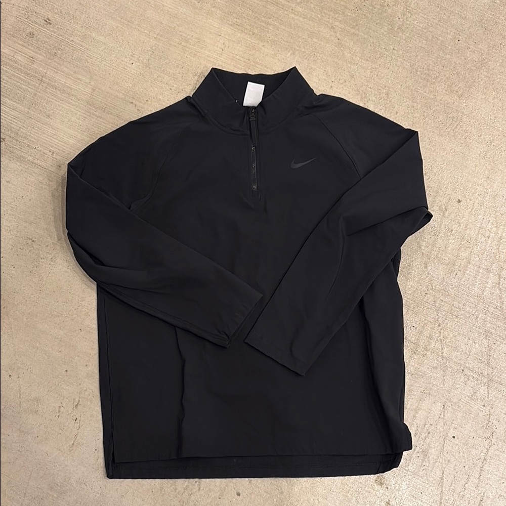 Nike Golf Black Windbreaker/Jacket with Mock Neck